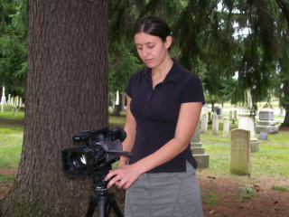 Shooting in the graveyard