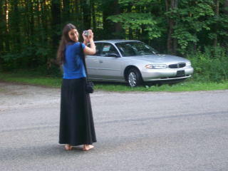 Ashley doing her job - photography