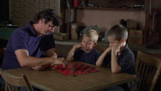 Trestles playing checkers